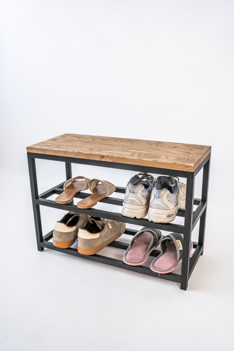 Floor shoe bench