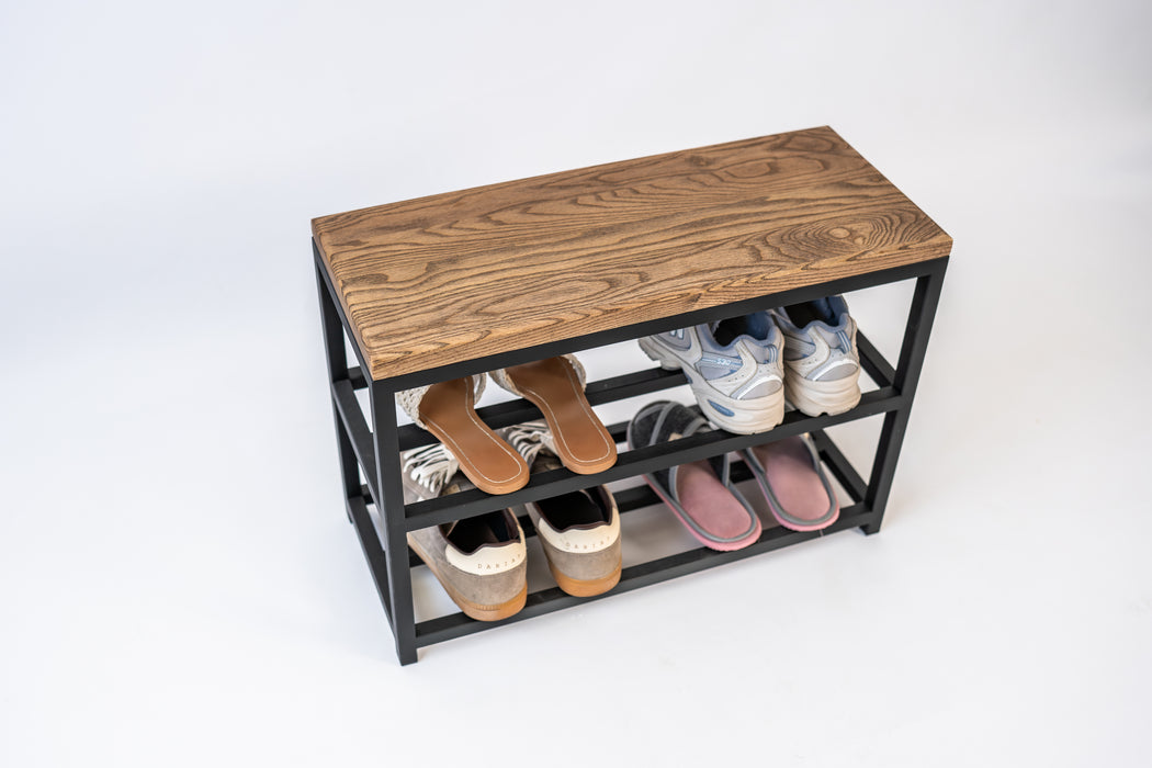 Floor shoe bench