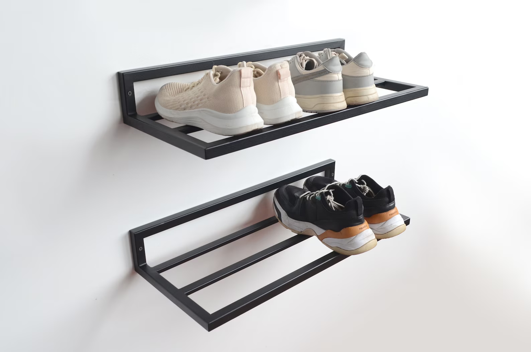 Open shoe shelf