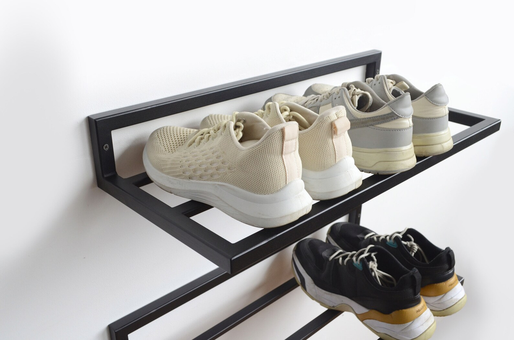 Open shoe shelf