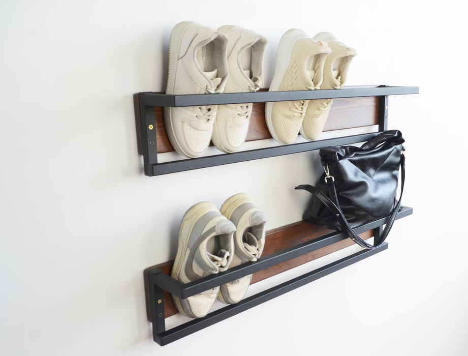 Open shoe shelf