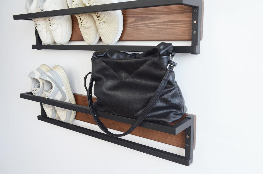 Open shoe shelf