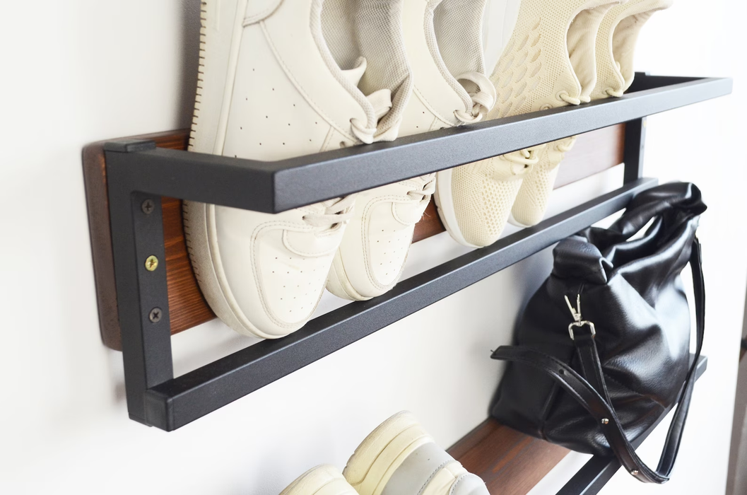 Open shoe shelf