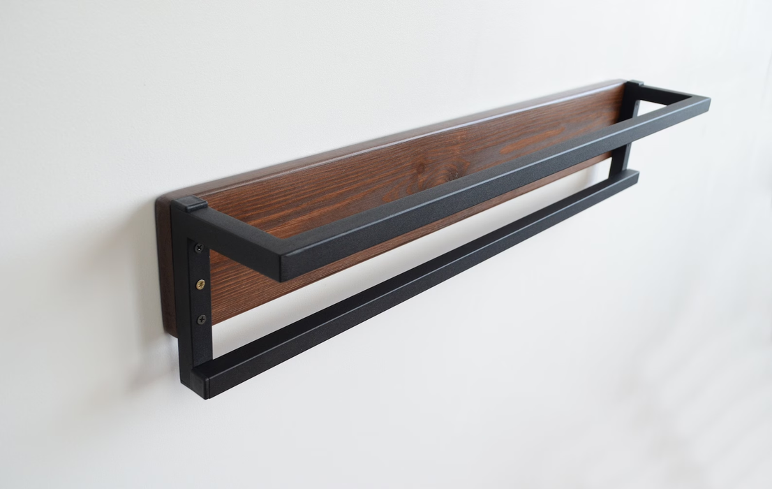 Wood/Metal hallway organizer