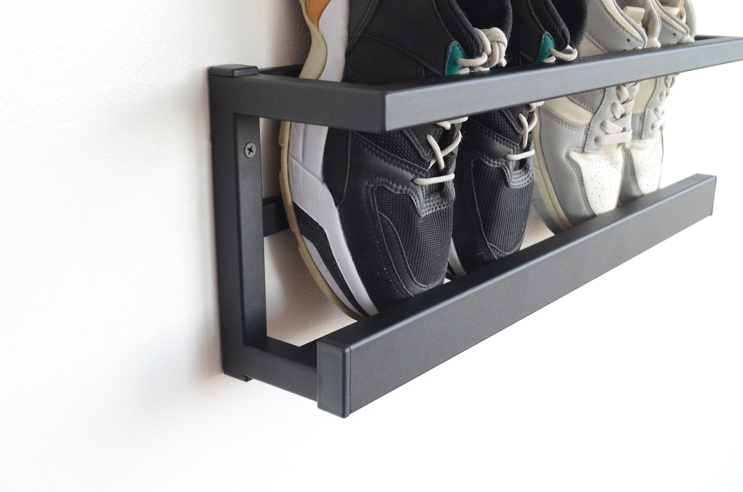 Entryway open floating rack